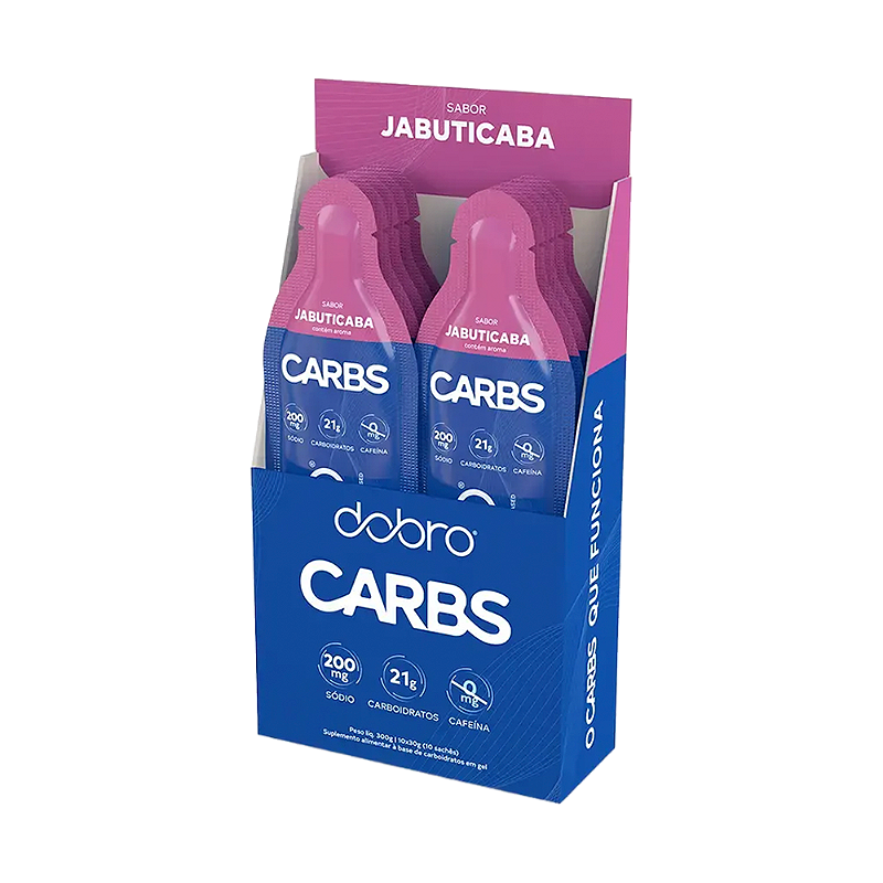 Carboidratos Em Gel de Rápida Absorção / Caixa com 10 Unidades - DOBRO