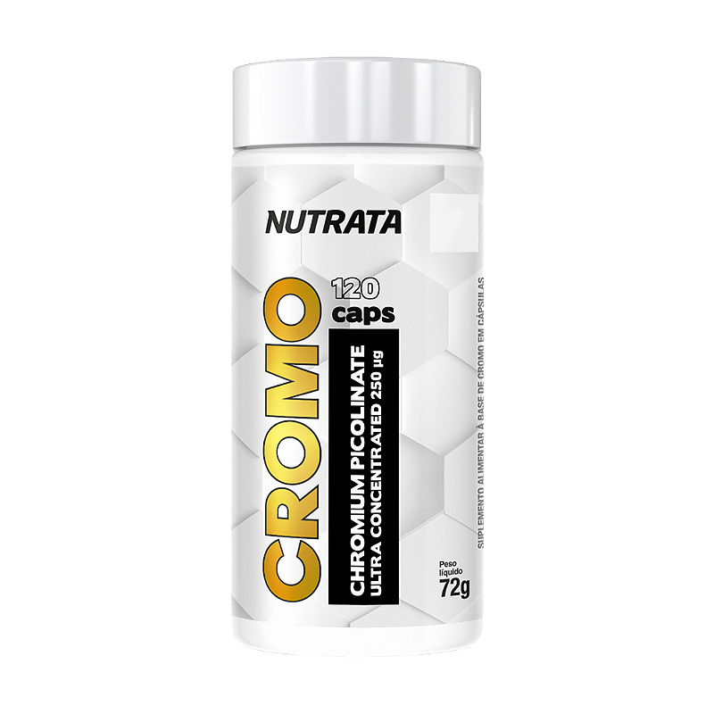 Picolinato De Cromo Pote Com 120 Cápsulas Nutrata