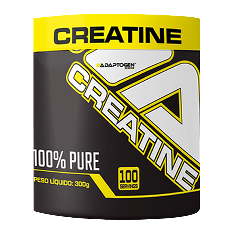 Creatina (Creatine) Platinum 100% Pura 300g ADAPTOGEN SCIENCE