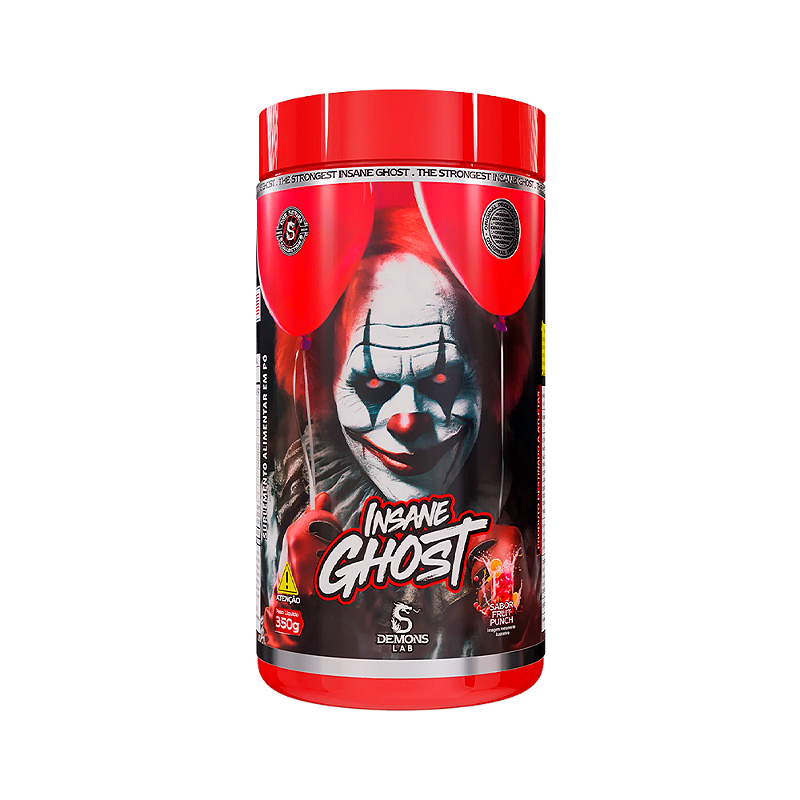 Pré-Treino Insane Ghost Pote 350g Demons Lab FRUIT PUNCH