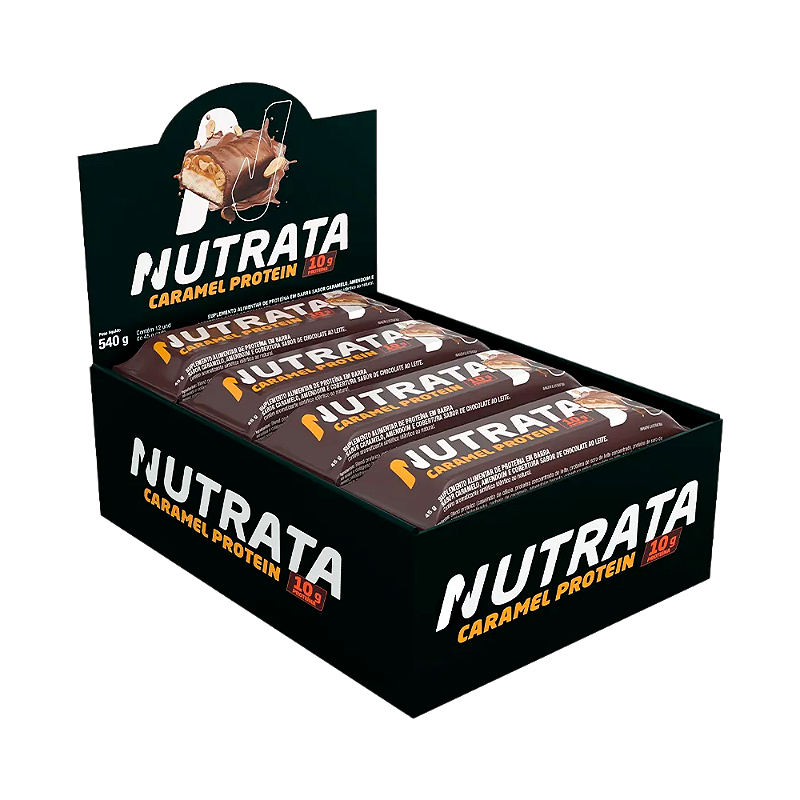 Nutrata Caramel Protein Display (12 unid. 45g), Caramel