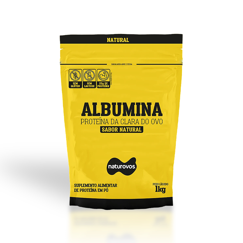 Albumina Natural 1Kg - Naturovos