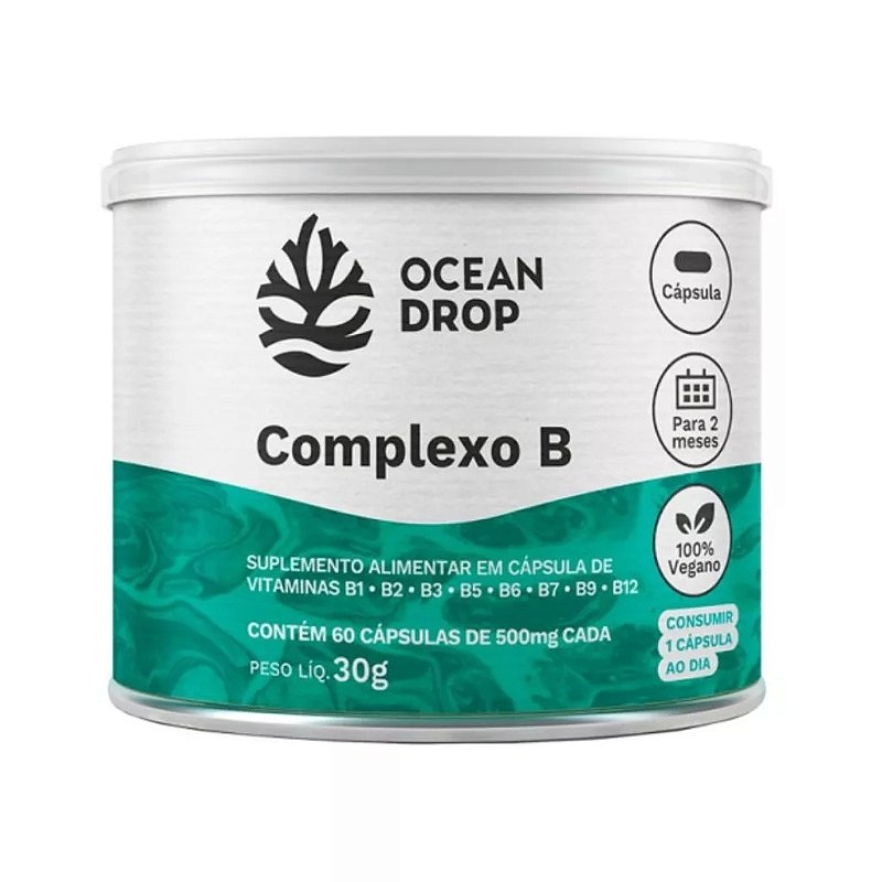 Ocean Drop Complexo B – Vitalidade e Saúde em 60 Cápsulas