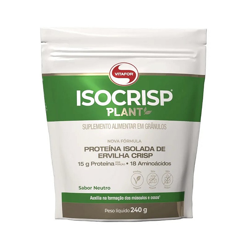 Isocrisp Plant Vegan Protein ISO Crisp Refil 240g Vitafor