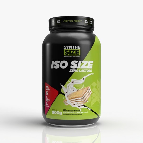 ISO SIZE ZERO LACTOSE • 900 GRAMAS • SYNTHESIZE