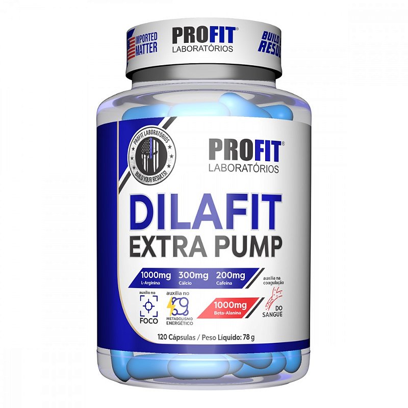 Dilafit Extra Pump 120 Capsulas - Profit Laboratórios