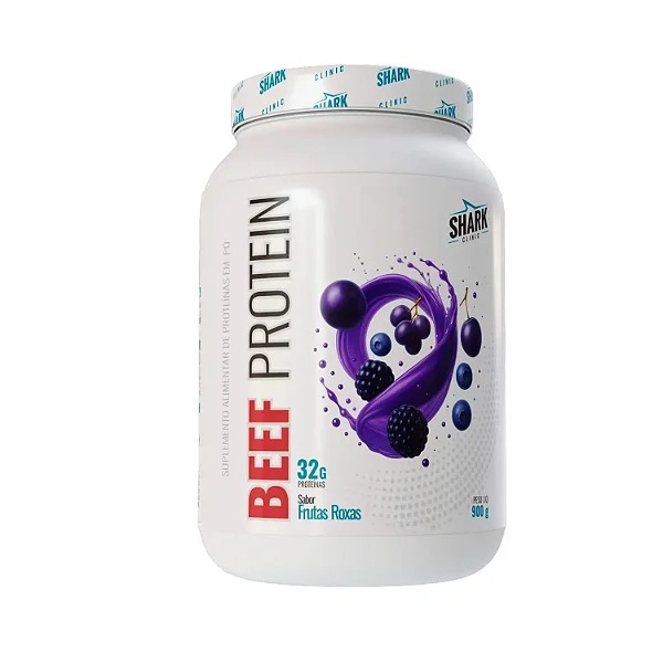 Whey Beef Protein Zero Lactose Pote 900g Shark Pro