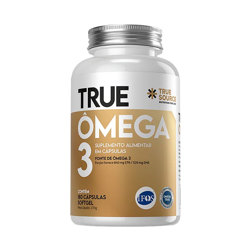 True Omega 3 1000mg (180 Cápsulas) - True Source