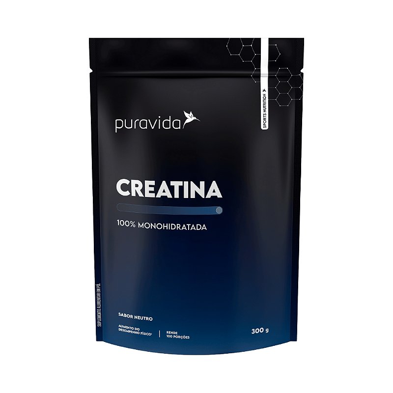 Creatina Monohidratada Pura 300g Puravida