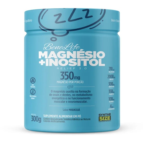Magnésio Inositol 300g Pote - Synthesize