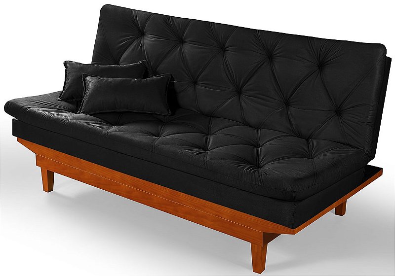 Sofa Cama Preto Oferta Sofá Cama Preto Zargo Móveis
