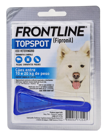 Carrapatos Frontline Plus Frontline Top Spot Antipulgas E