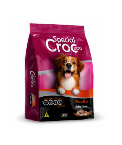 Ração Special Croc Dog Adulto Carne 15kg - sosracoes