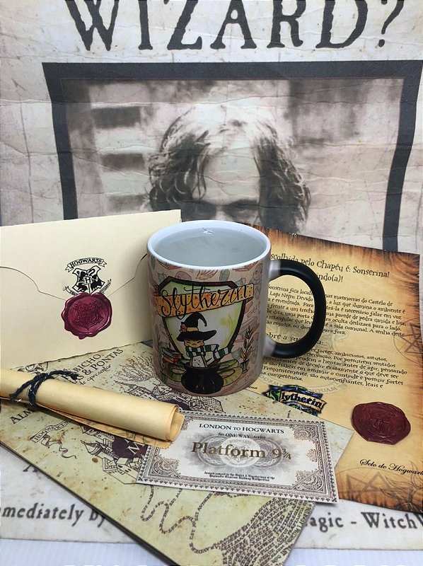 Kit Harry Potter – Convocação - Com Carta + Mapa + Bilhete + Lista