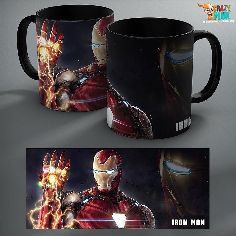 Caneca Iron Man Série Marvel Loja Pluk