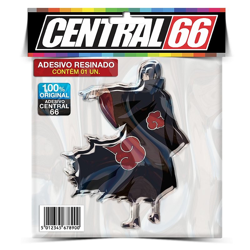 Adesivo Resinado Redondo Naruto - Nuvem - Central 66