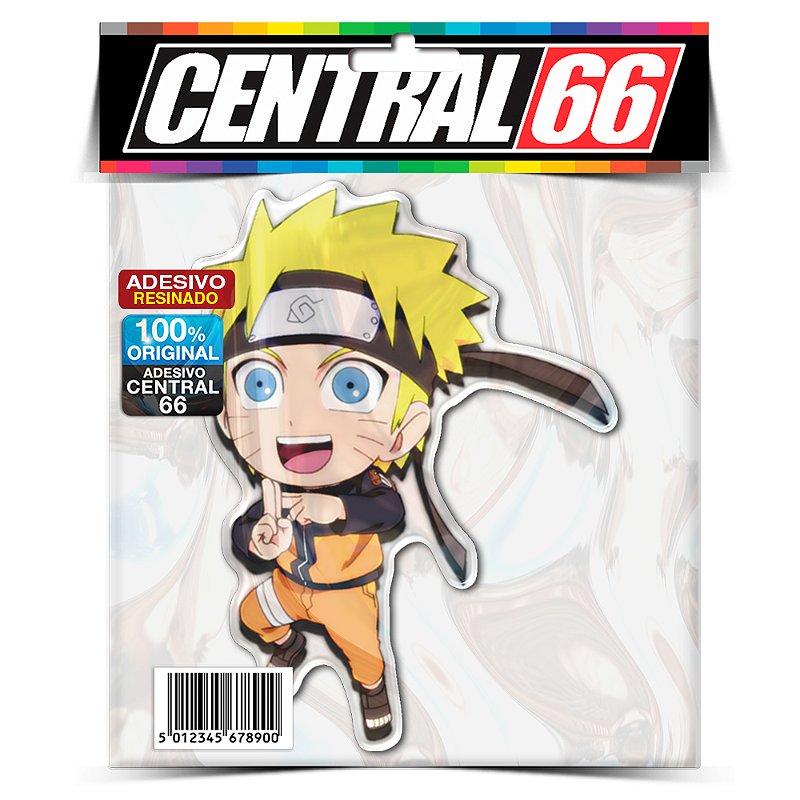 Adesivo Resinado Desenho Naruto - Naruto e Yamamoto - Central 66