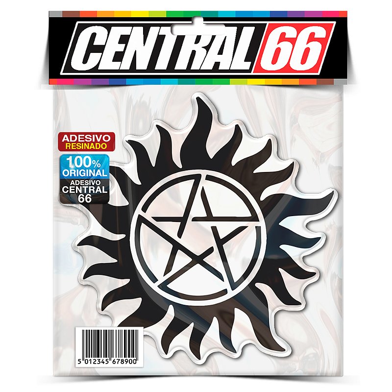 Adesivo Resinado Redondo Naruto - Simbolo - Central 66