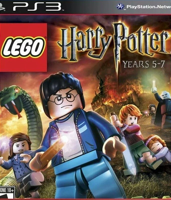 Jogo Lego Harry Potter 1-4 Ps3 - Mídia Física Original