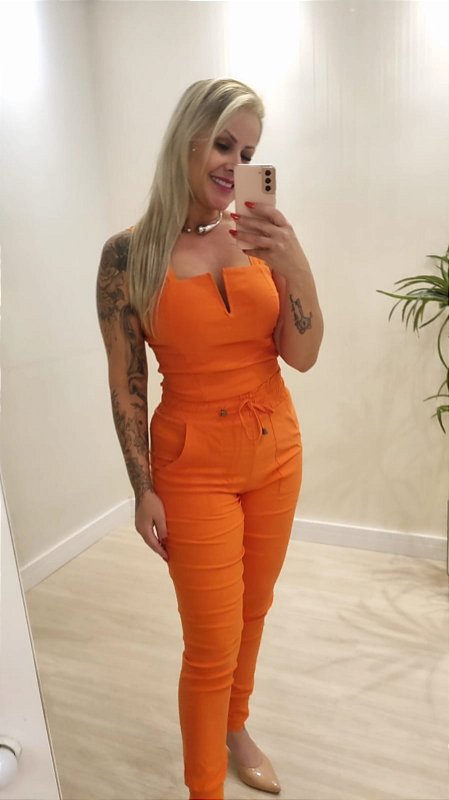 Conjunto Fabricia Laranja M