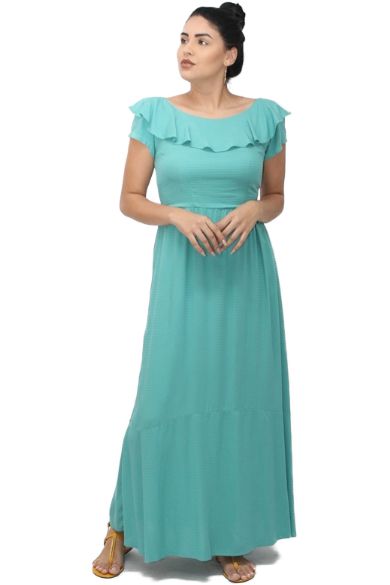 Simple one piece long dress sales
