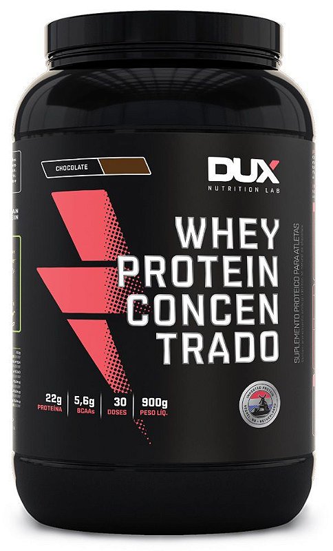 Whey Protein Concentrado Chocolate - Dux - 900g - Natural Life