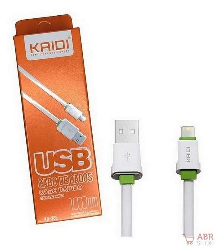 Cabo Dados Usb 1m Lightning iPhone Kaidi Kd306
