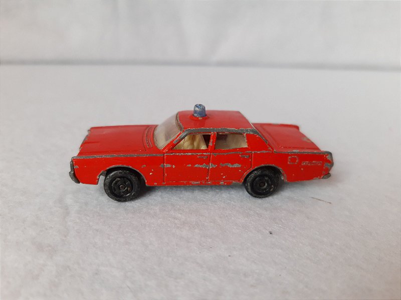 Anos 70, Matchbox nom 59 / 73 Mercury Fire chief falta decalque