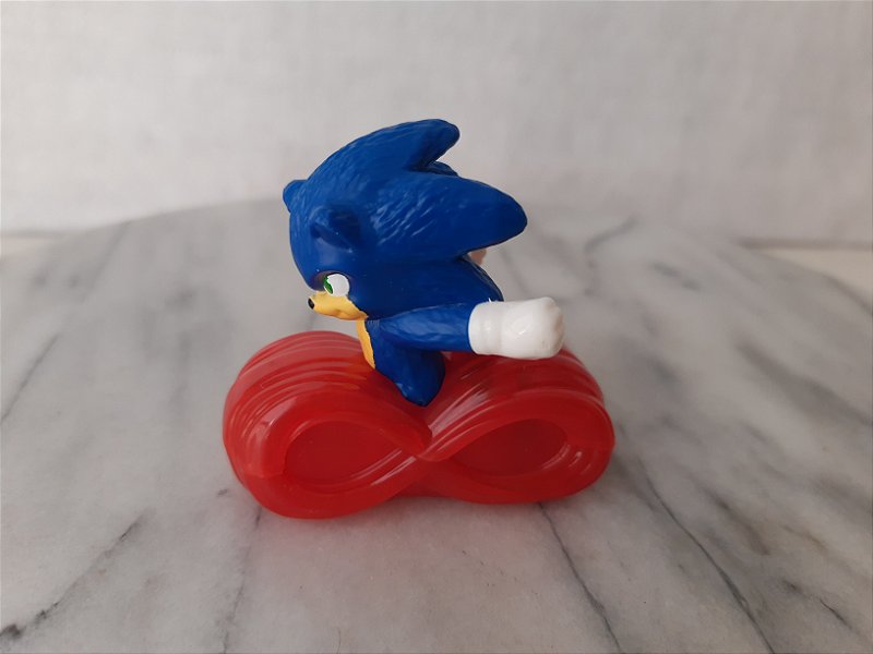 Boneco Sonic vermelho no articulado, original Sega, de 25 cm usado - Taffy  Shop - Brechó de brinquedos