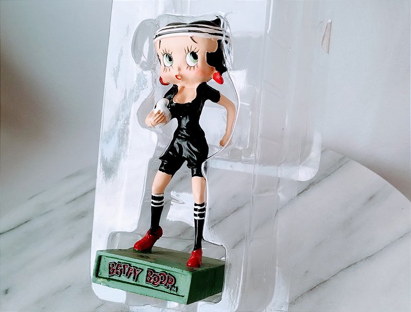 Boneca de resina estática Betty Boop , jogadora de rugby, , 11+2