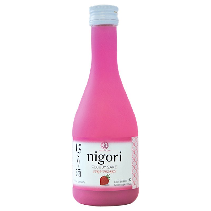 Sake Ozeki Nigori Strawberry 300ml CI-02 - e-Sakê by Skae