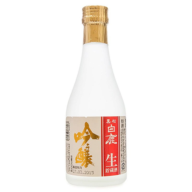 Sake Hakushika Tokusen Ginjo Namachozo 300ml eSakê by Skae