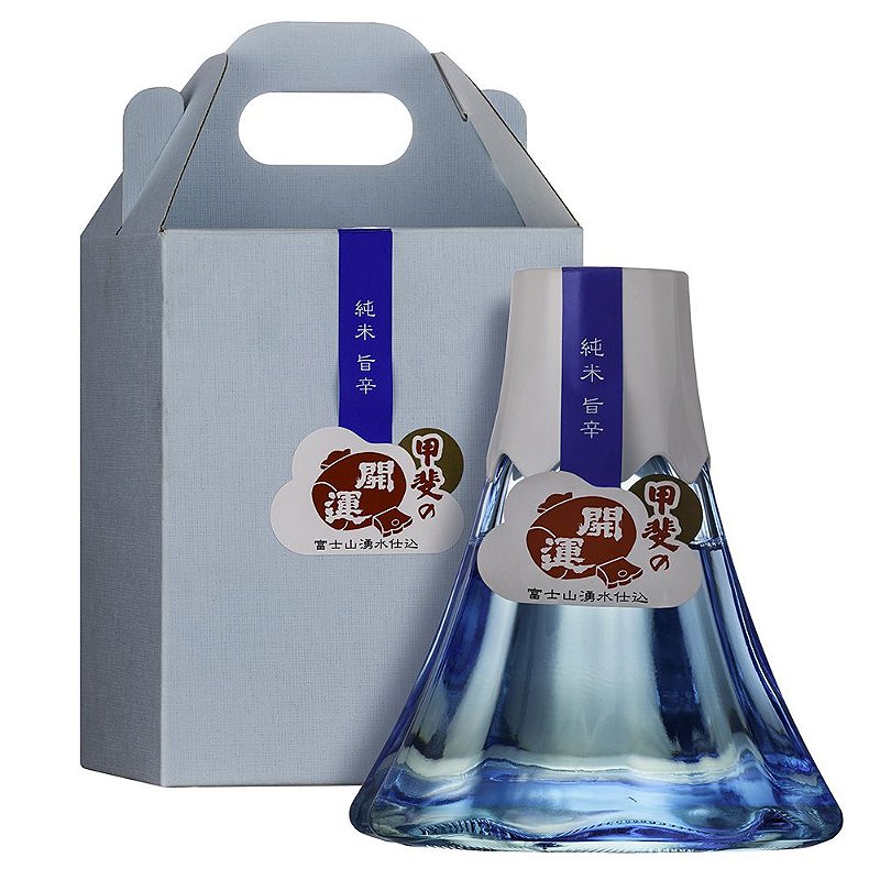 Sake Ide Mount Fuji Shaped Bottle Fujinobin Junmai 360ml eSakê by Skae