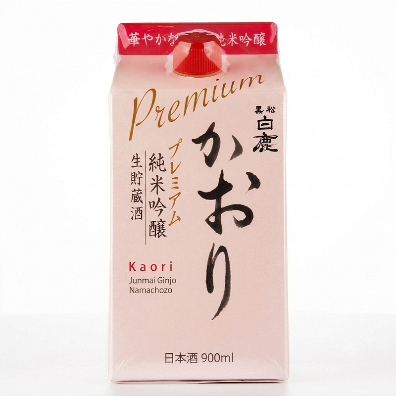 Sake Hakushika Junmai Ginjo Namachozo (Kaori) Pack 900ml CI-02 - e