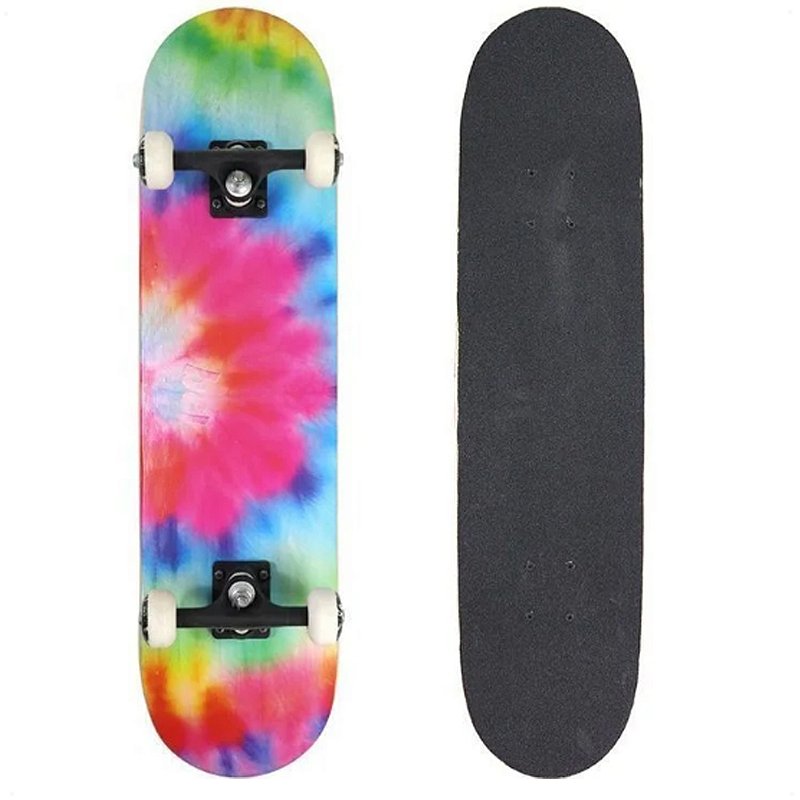 Skateboard Semi-Pro Capacete Joelheira Cotoveleira Luvas