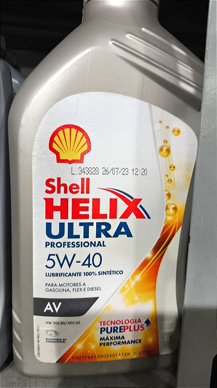 SHELL HELIX ULTRA PROFESSIONA 5W40 1L OLEO AUTOMOTIVO SINTETICO