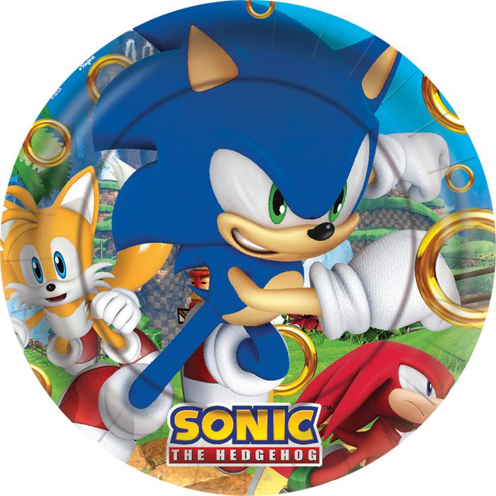 Sonic The Hedgehog Personagens Em Um Fundo Preto, Fotos De Todos