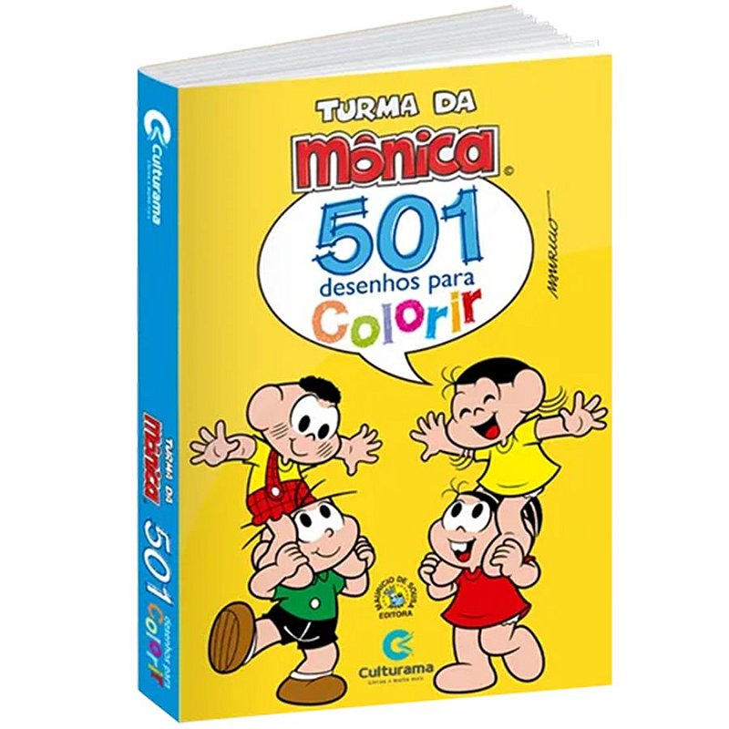 LIVRO DE COLORIR TURMA DA MÔNICA CORES DO VERÃO - GRACIOSA PRESENTES