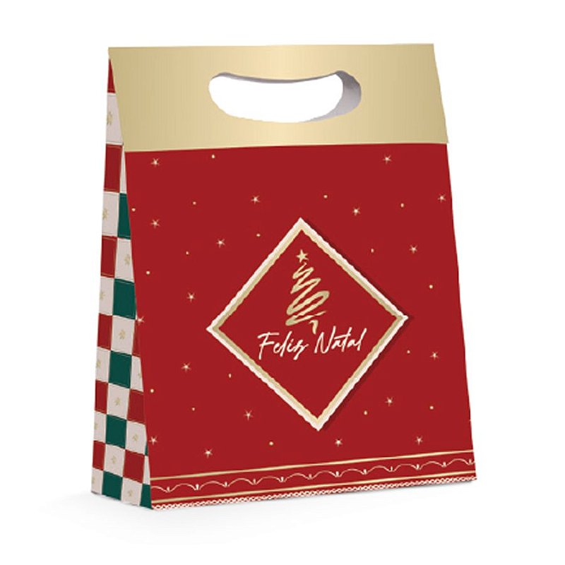 KIT SACOLA DE PAPEL KRAFT MINECRAFT COM TAG - Festiva