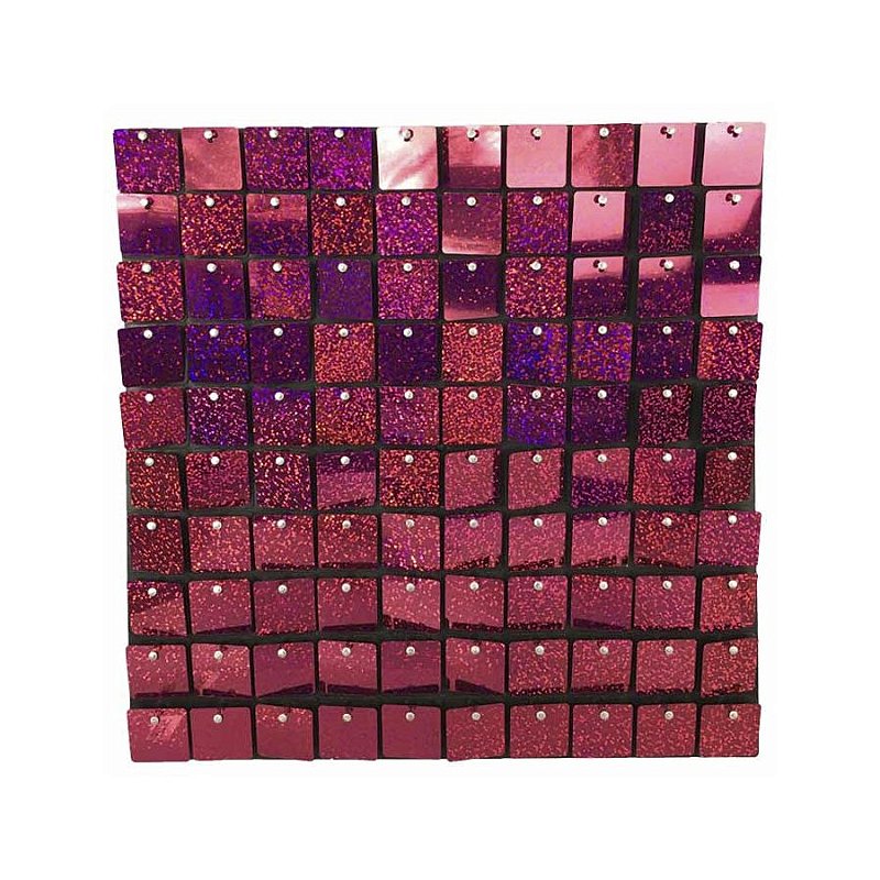 Painel Metalizado Shimmer Wall Rosa Holográfico - 30x30cm - 1 unidade ...