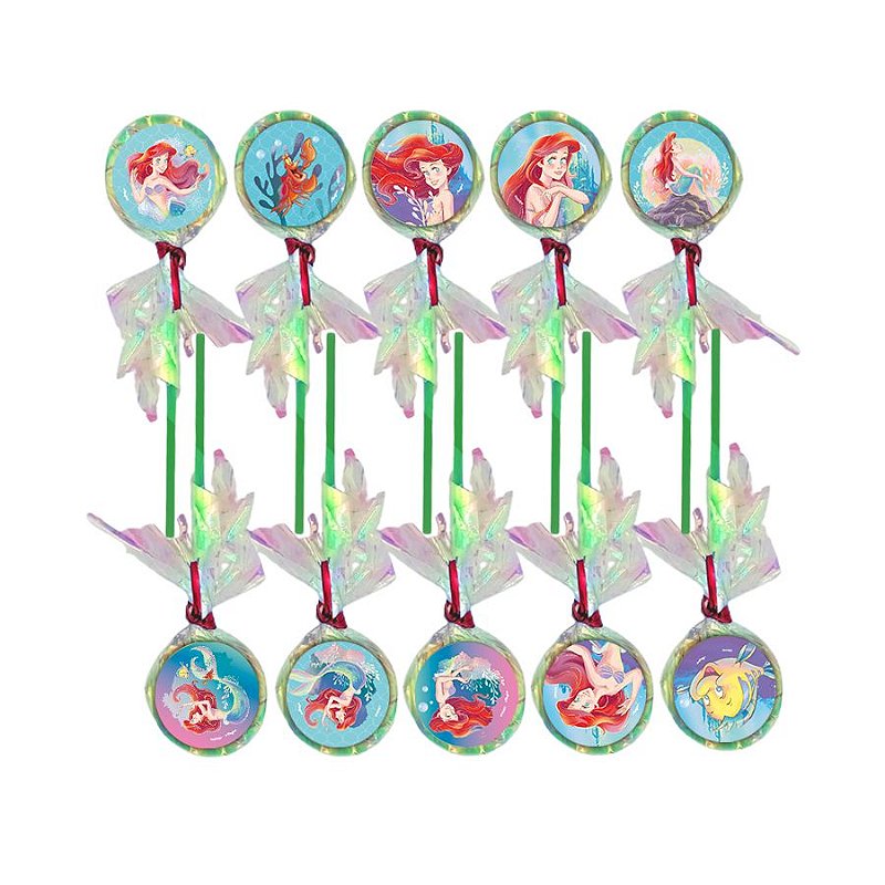 Fantasia Ariel Pequena Sereia Infantil Pop Original Disney - 7