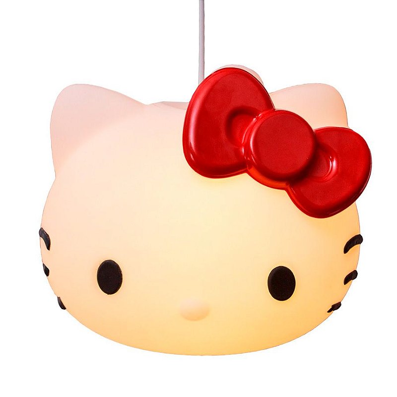 Luminária Pendente Hello Kitty - 1 unidade - Rizzo - Rizzo Embalagens