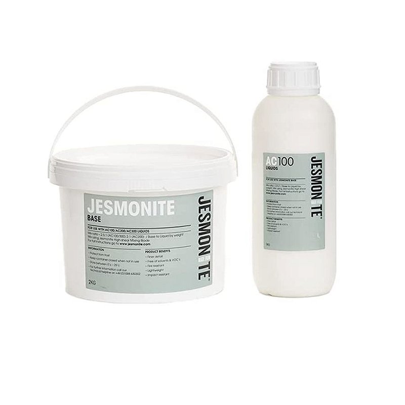 Kit AC100 Líquido+Base - 3,5kg - 1 unidade - Jesmonite - Rizzo