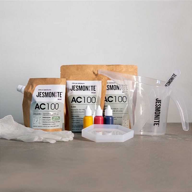 Kit Inicial AC100 - 1 unidade - Jesmonite - Rizzo - Rizzo Embalagens