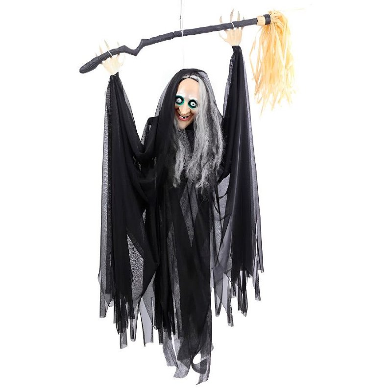 Bruxa Noemi 120 cm para Decoração de Halloween - Cromus - 1Un