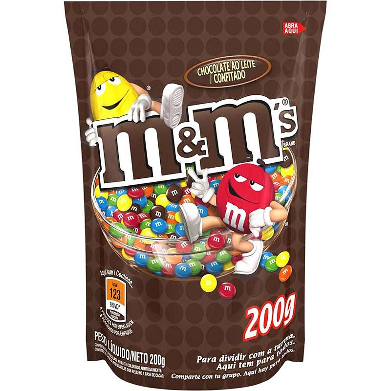 MMs Ao Leite 200g - Mars - Rizzo Embalagens - Rizzo Embalagens