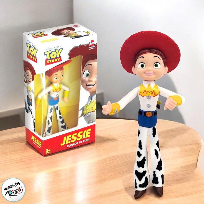 Boneca Jessie Toy Story Articulada de Vinil - 17cm - 1 unidade - Disney ...