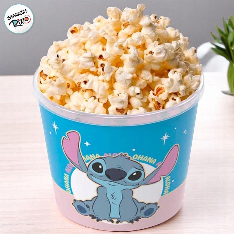 Balde de Pipoca - Lilo e Stitch - 2,1l - 1 unidade - Disney Original ...