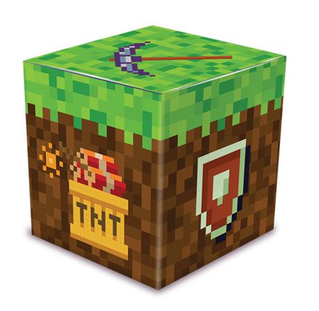 Caixa Cubo Minecraft - 6 cm x 12 cm - 8 unidades - Cromus - Rizzo
