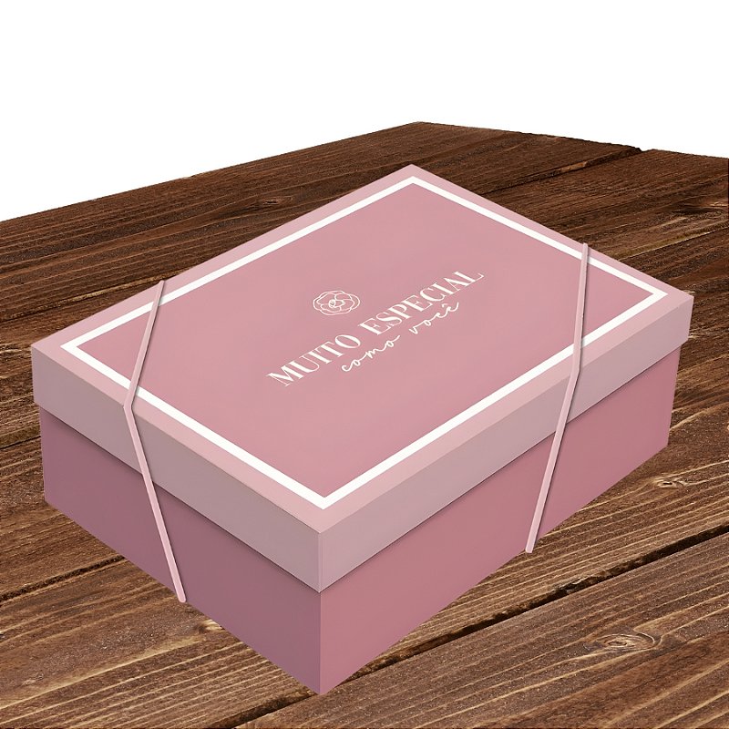ライトピンク ギフトボックス 約10cm x 7cm 100個 Caixa Retangular com Tampa e Elástico - Camélia - 35x25x11cm - 1
